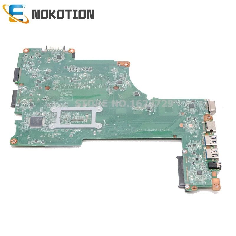 Материнская плата NOKOTION A000296890 DA0BLIMB6F0 для ноутбука TOSHIBA Satellite L55T-B L55T материнская с