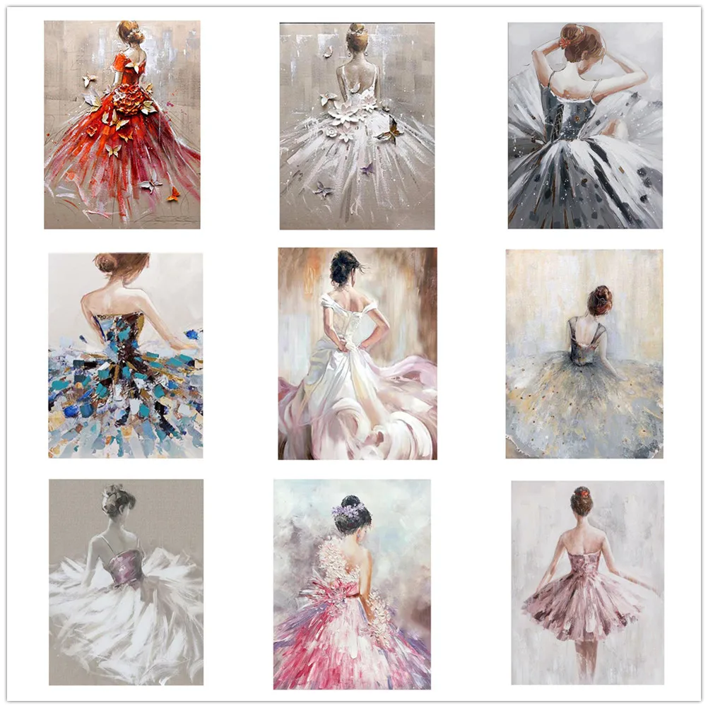 

Алмазная 5D картина «Танцующая девочка», вышивка крестиком с полными квадратными/круглыми стразами, домашний декор 5D, подарок на Рождество