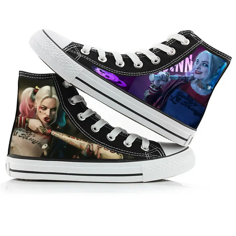 

Movie Task Force Floyd Lawton Jack Napier Cartoon Canvas Shoes High Top Canvas Sneakers Casual Shoes