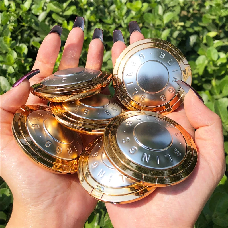 Профессиональный макияж Алмазный бронзер хайлайтер палитра пудра для лица