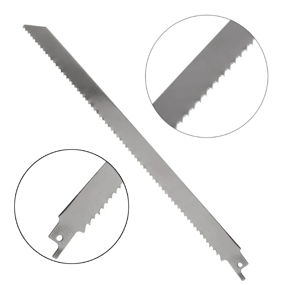 

1pc 300mm Reciprocating Saw Blade Stainless Steel Jigsaw Blade For Cutting Frozen Meat,Ice,Wood Food