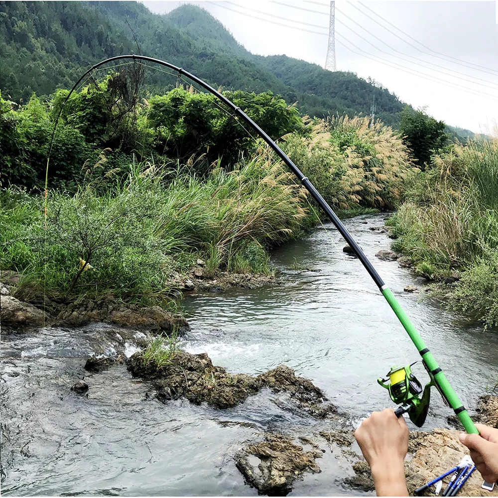 

Telescopic Rock Fishing Rod High Quality 1.5m-3.0m carbon fiber Spinning Fishing Rod Carp Feeder Rod Travel Mini Rock Rod