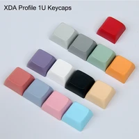 xda profile pbt keycaps mechanical keyboard 1u 1x ball print blank customized gamer mixed color keycaps mx switch xda height