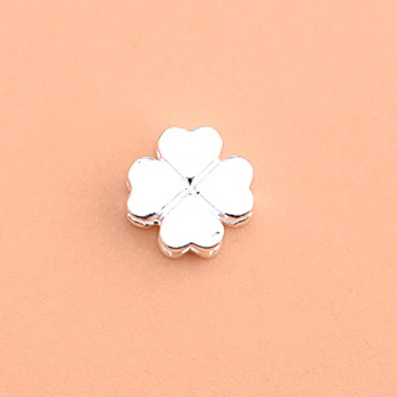 Браслет из серебра 925 пробы с бусинами и цветами|Ювелирная фурнитура компоненты| |