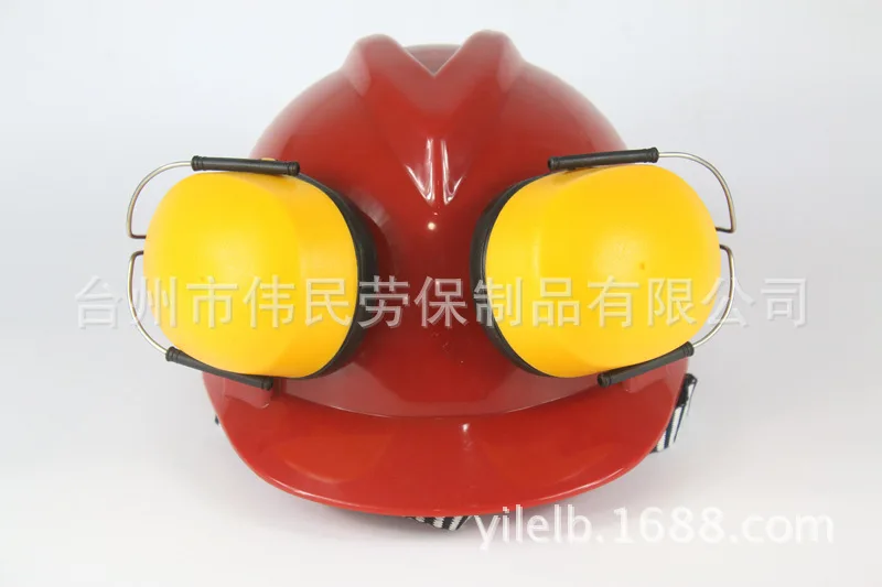 anti-noise earmuff with safety helmet type ear muff to reduce noise and sound insulation does not include cover | Безопасность и