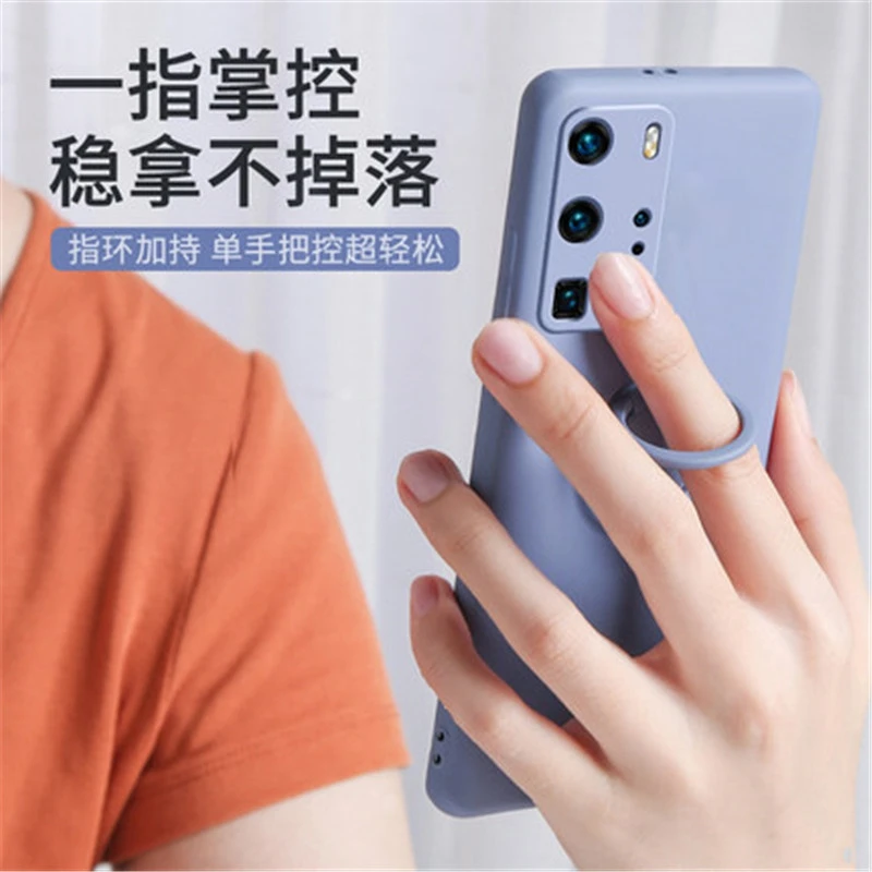 Мягкий жидкий силиконовый чехол для HUAWEI Mate 20 30 P20 P30 P40 Pro Lite 5G Nova 5T 7 Honor V S