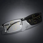 Прогрессивные очки для чтения, мужские фотохромные многофокальные пресбиопические очки, женские и мужские очки с защитой от синего света, светильник очки