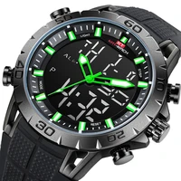 mens watches outdoor sport waterproof quartz wrist watches for men digital military dual display chronograph watch man relogio