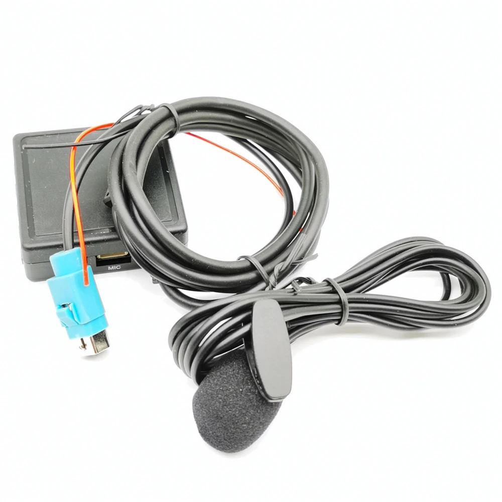 Автомобильное радио Bluetooth 5,0 Micphone Handsfree беспроводной аудио AUX-IN USB проводка стерео адаптер для Alpine KCE-236B