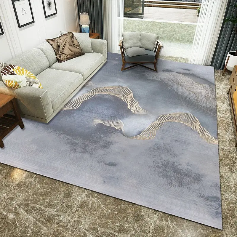 Современный геометрический Коврик для дома спальни прикроватный журнальный