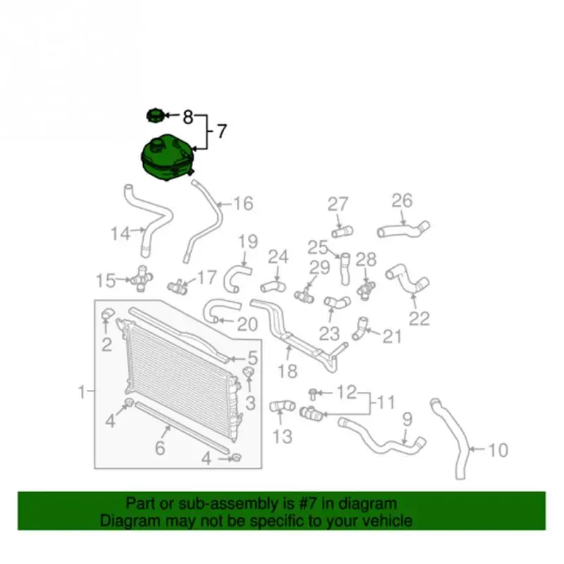 Автомобильный расширительный бак двигателя головка бутылки расширительные