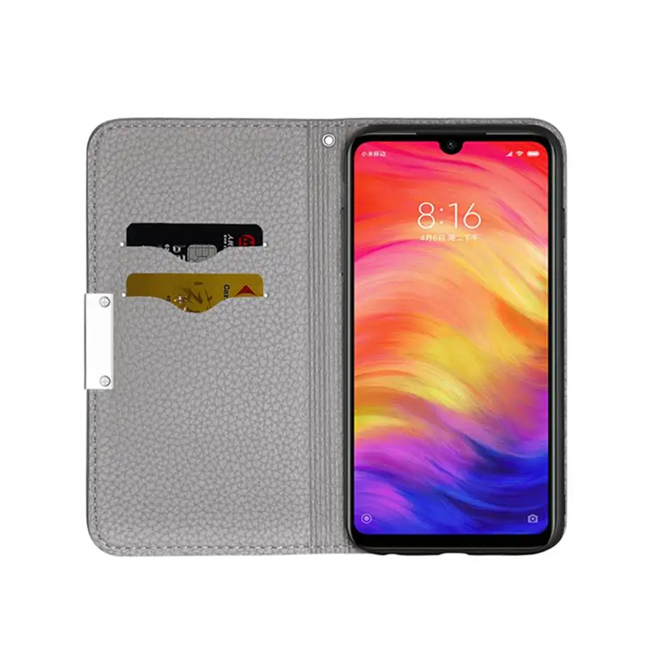 Автоматическая Адсорбция чехол для телефона из искусственной кожи для Xiaomi Redmi 7A 6 K20 Pro кошелек чехол для Xiaomi Redmi Note 6 7 Pro откидная крышка