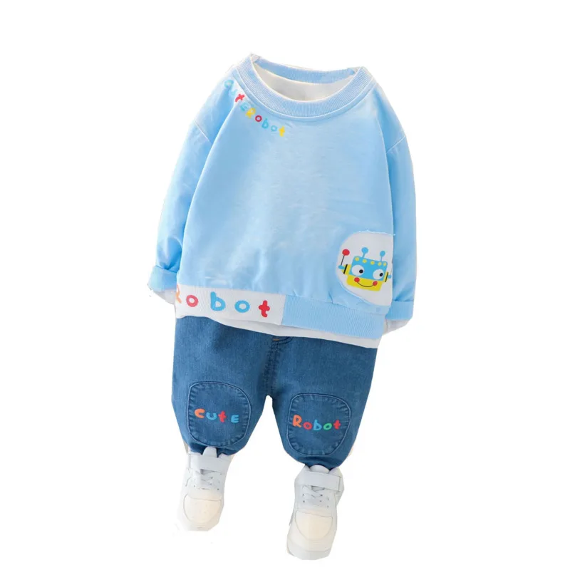 

Spring Autumn New Baby Boys Girls Clothes Children Cartoon T Shirt Pants 2Pcs/sets Toddler Casual Costume Kids Infant Tracksuits