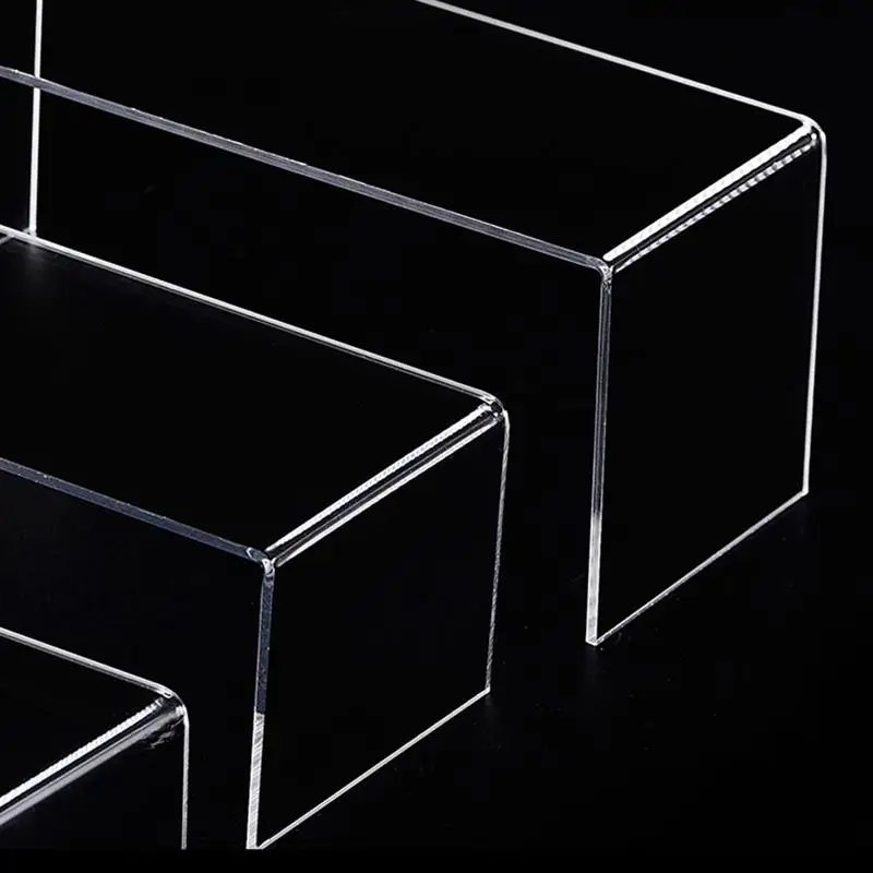 

3PCS Acrylic Display Shoe Risers Clear Retail Display Stand U Shaped Shelf Showcase Rack for Toy Bag Cosmetic