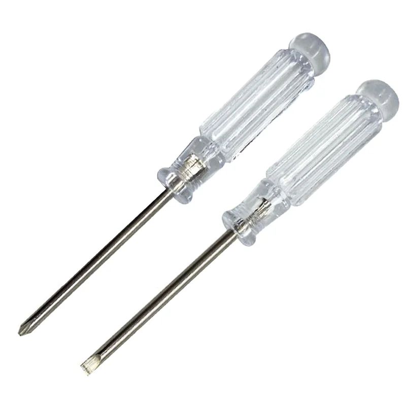 

Mini Crystal Clear Screwdriver 2.0 3.0 Phillips Slotted For IPhone Laptop Toy Repair Open Tool Home Furnishings