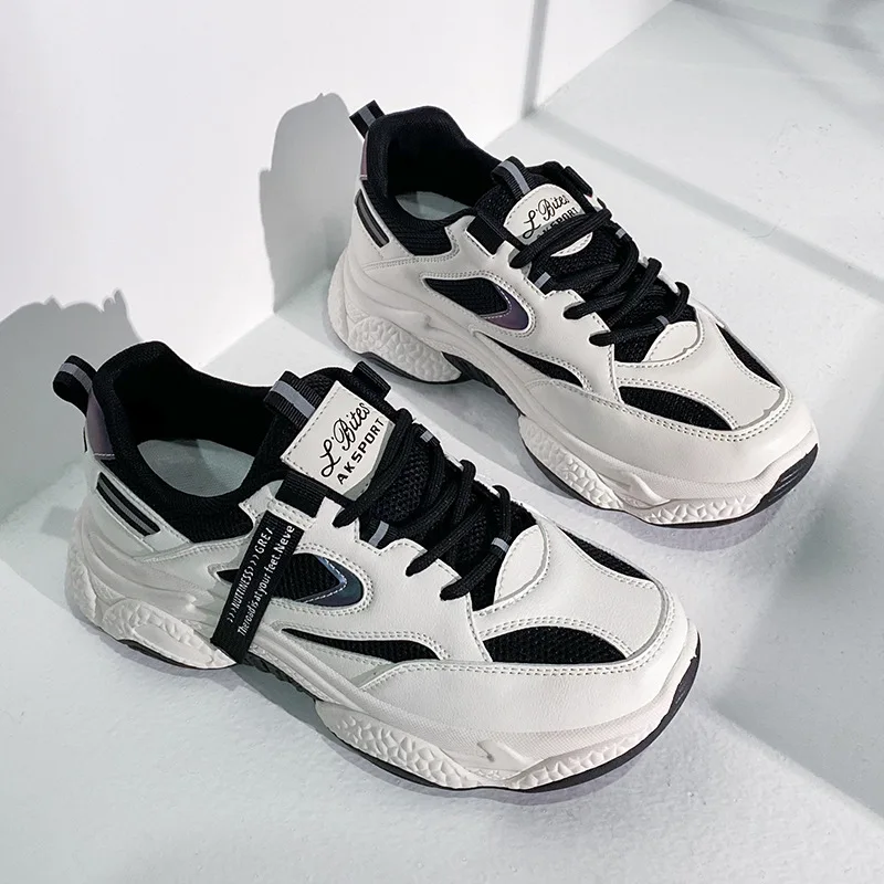 

Sports Shoes Women's Shoes Spring New Korean Version Student Running Leisure Dad Small White Shoes Comfortable Women's Shoes