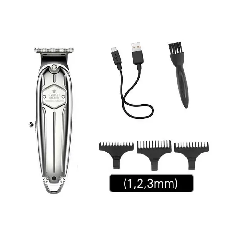 Цельнометаллическая профессиональная машинка для стрижки волос парикмахерский