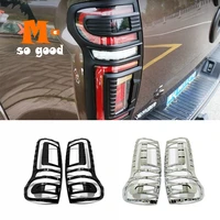 chrome black car rear light lampshade decor sticker cover moulding for great wall cannon gwm poer ute 2021 2022 accessories