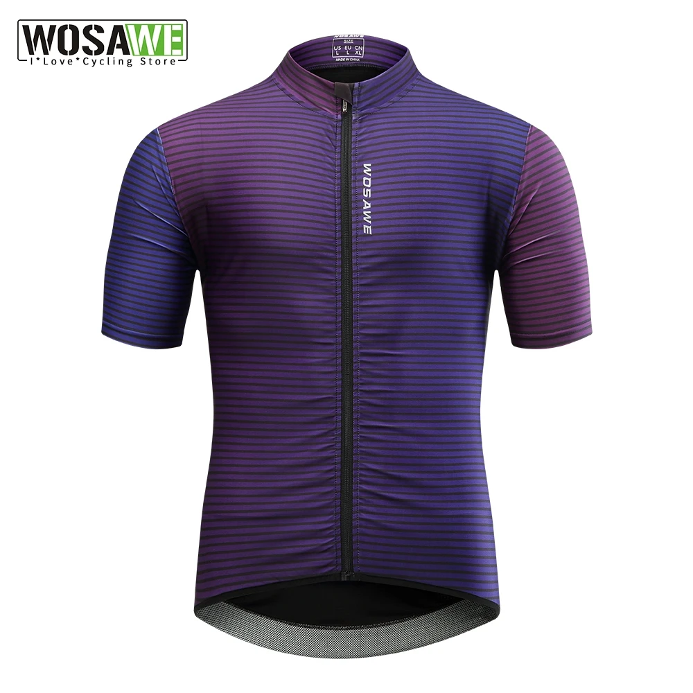 

WOSAWE Men's Cycling Jersey MTB Maillot Bike Shirt Downhill Jersey Ropa Ciclismo Maillot Quick Dry Mountain Bicycle Clothing