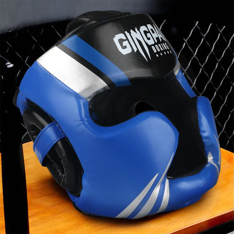 

Protection Karate Thai Taekwondo Professional Muay Helmet Women Protector Head Adult Guard Gear Sanda Men Boxing MMA Kick Boxing