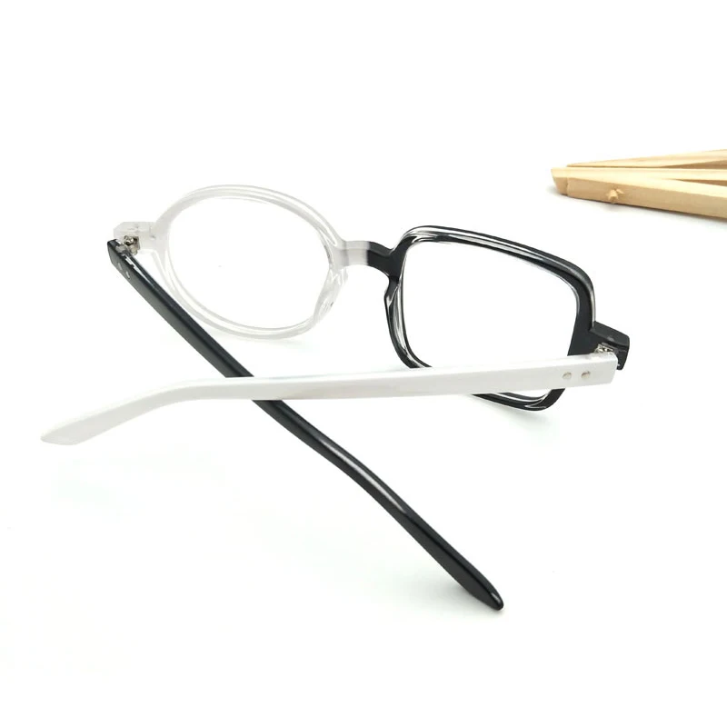 Левое квадратное правое Круглое прозрачное стекло es для чтения антибликовое