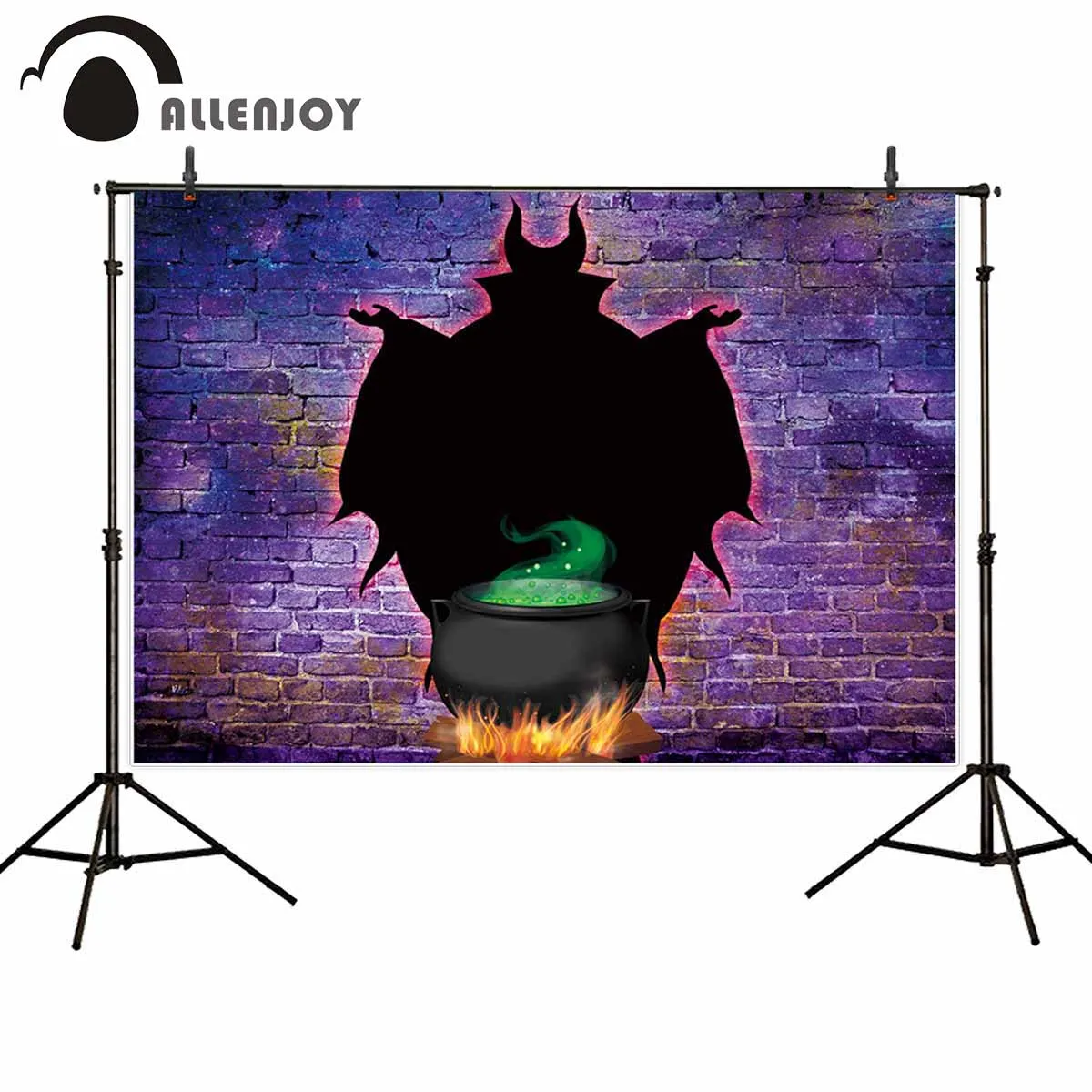 Фон для фотосъемки Allenjoy со спящей красавицей ведьма темная фея фиолетовая