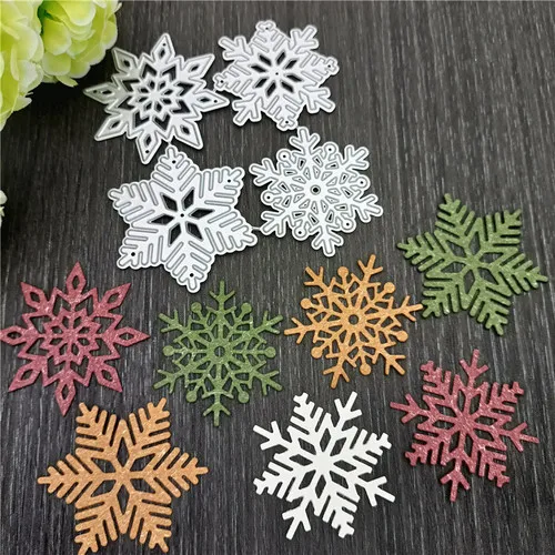 

Snowflake Metal Cutting Dies Stencil Die Cut Scrapbooking Craft Stamps