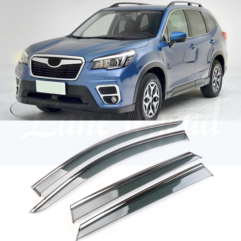 Для Subaru Forester SK 2018 2019 украшения аксессуаров Пластик внешний козырек Vent Оттенки