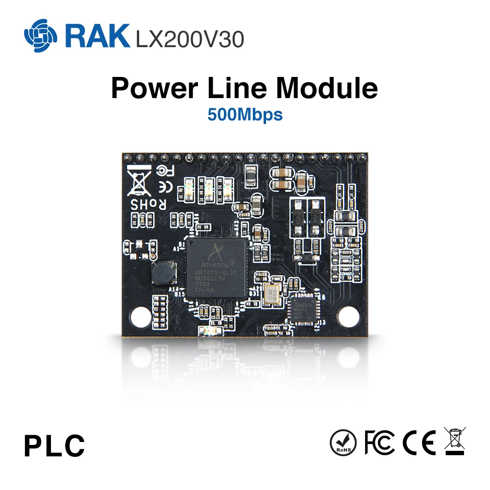 LX200V30 HomePlug AV стандарты 500 Мбит/с широкополосный модуль линии питания, чипы QCA7420, сетевой адаптер, витая пара/Ethernet, CE/FCC
