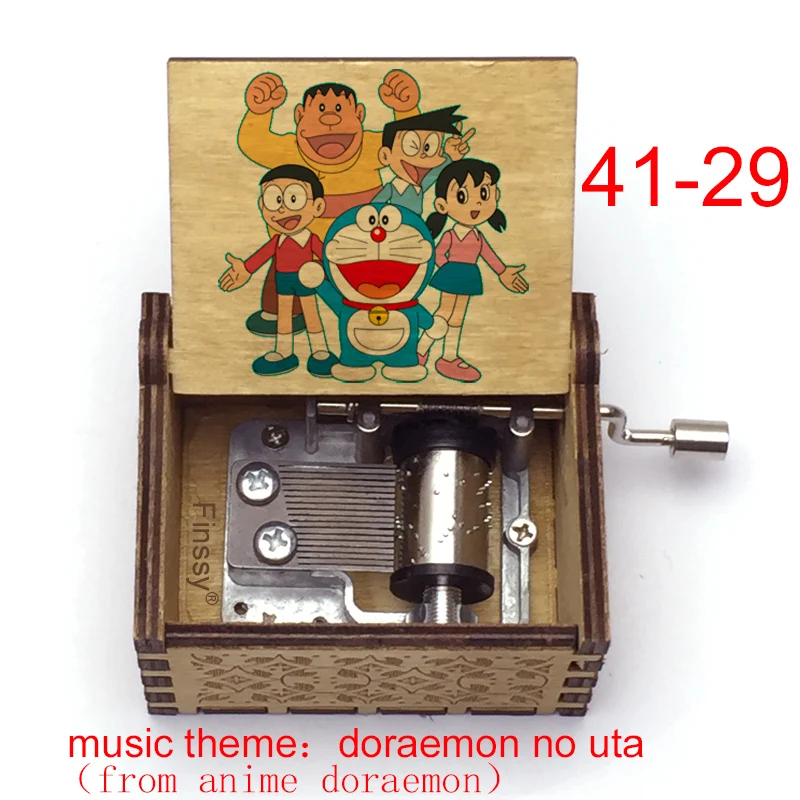 Новейшая музыкальная шкатулка Doraemon no uta деревянная Подарочная для девочек и