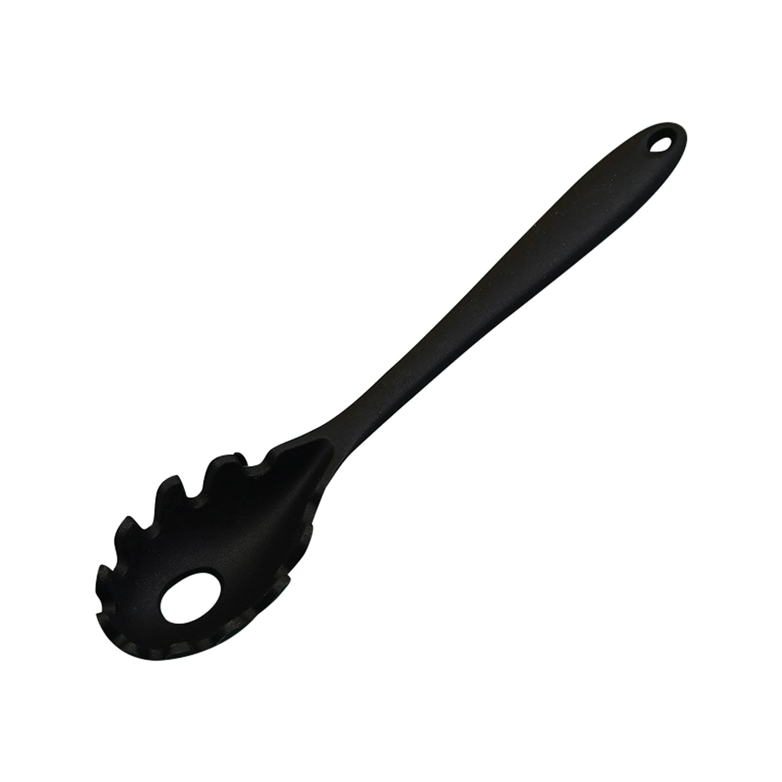 Heat Resistant Spoon Pasta Fork Long Handle Soft Silicone Practical Mini Portable Multifunctional Cooking Tool Noodle Ergonomic | Дом и сад