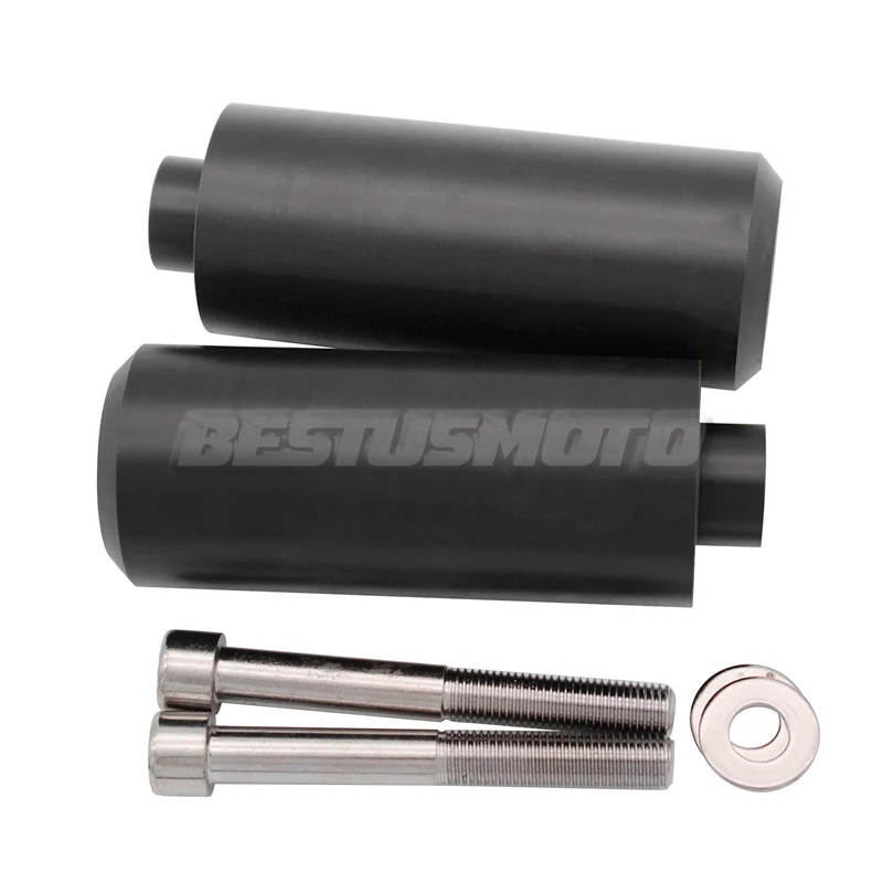 Рамка слайдер для 2004-2008 2005 2006 2007 Yamaha FZ6 FZ600 в байкерском стиле черного цвета из углеродного волокна полиформальдегидные анти аварии защита от падения