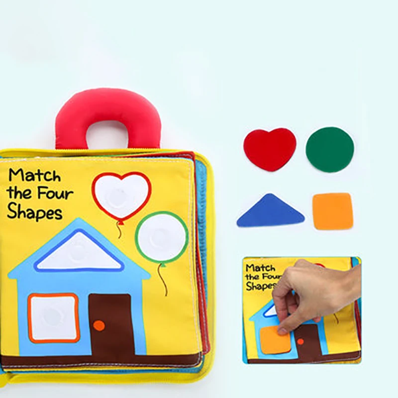 3D детские книги животные и транспортные средства игрушки Монтессори для малышей