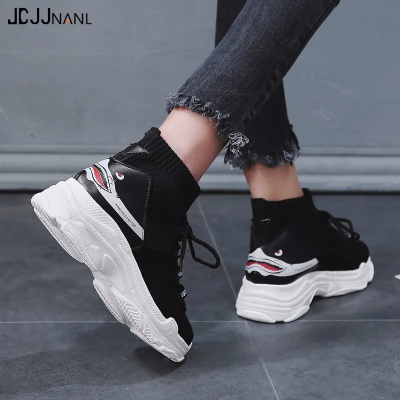 Размер 44 сетчатый Носок женская обувь для бега спортивная до лодыжки новинка 2019