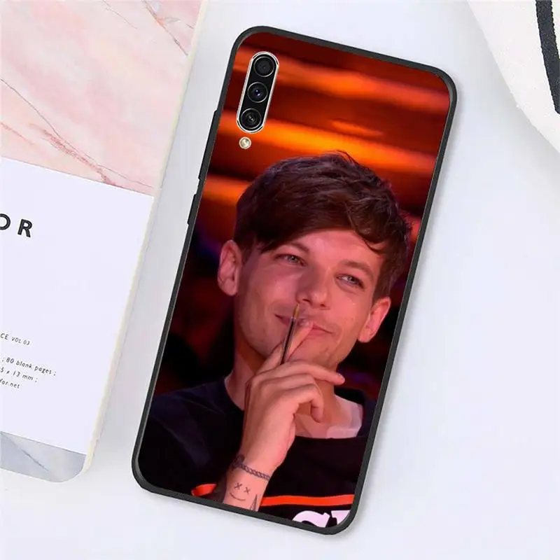 

Louis Tomlinson one direction band Phone Case For Samsung galaxy S 9 10 20 A 10 21 30 31 40 50 51 71 s note 20 j 4 2018 plus