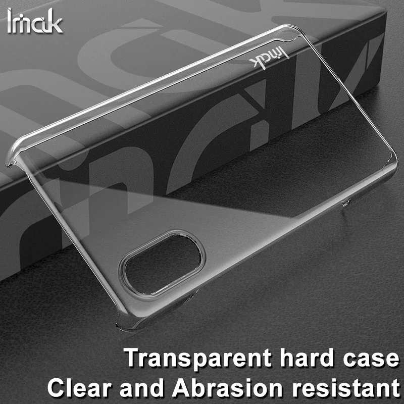 

Чехол IMAK Для Sony Xperia Ace II, прозрачный, устойчивый к истиранию