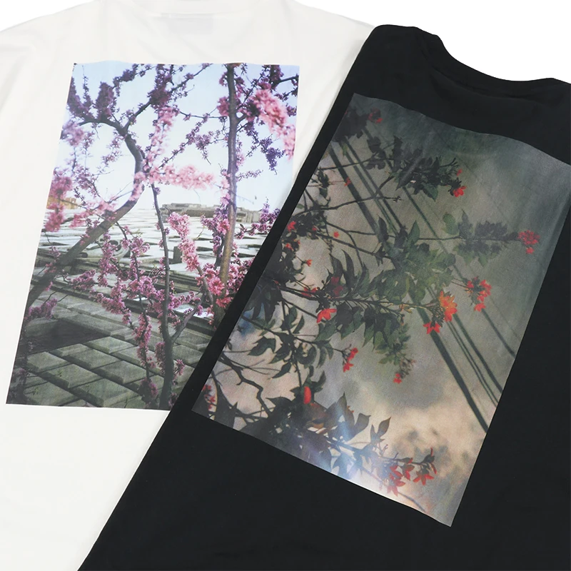 

2020 Essentials Fog Style Women Men flowers Printed T shirts tees Hip hop Streetwear Men Casual Cotton T shirt Summer Style