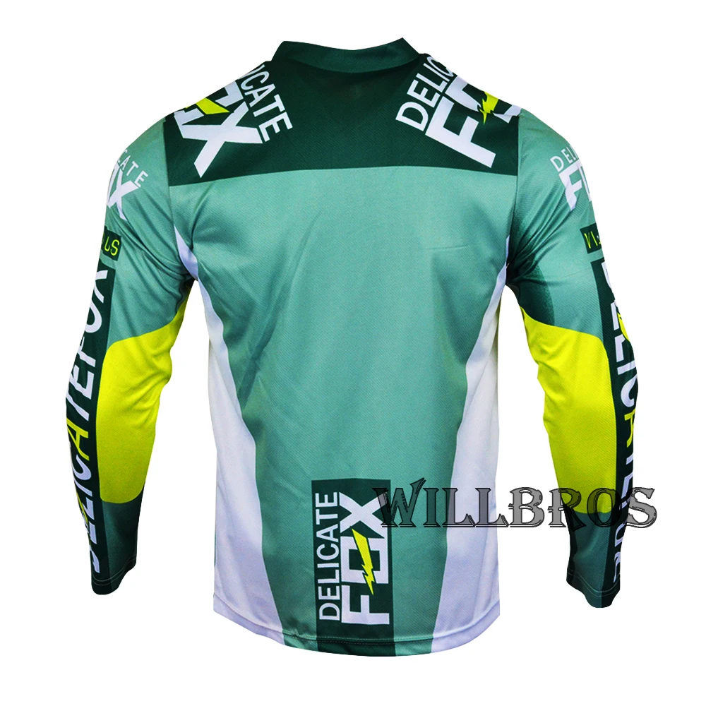 Изящный Лисий порочный трикотаж 180 для горного велосипеда футболка внедорожный