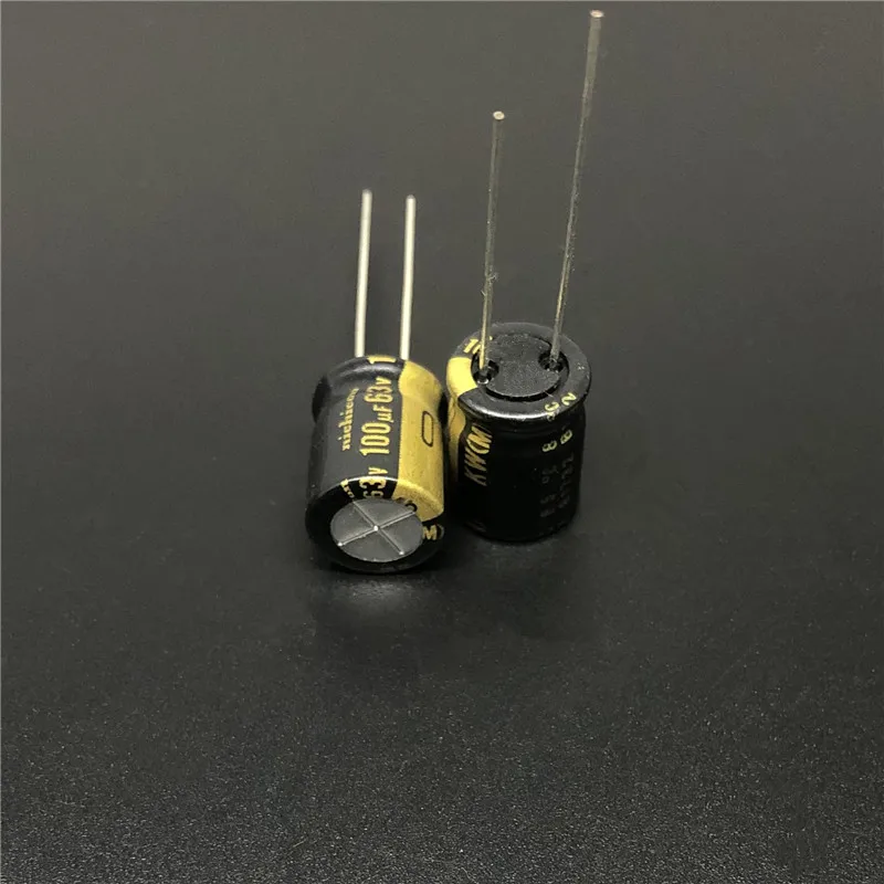 5 шт/20 шт 100 мкФ 63 в NICHICON KW серия 10x12 мм 63V100uF HiFi аудио конденсатор|Конденсаторы| |