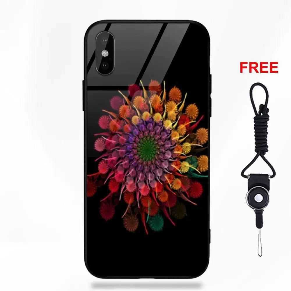 Design Colorful Flower Petal Pattern For Apple iPhone 5 5C 5S SE 6 6S 7 8 Plus X XS Max XR | Мобильные телефоны и