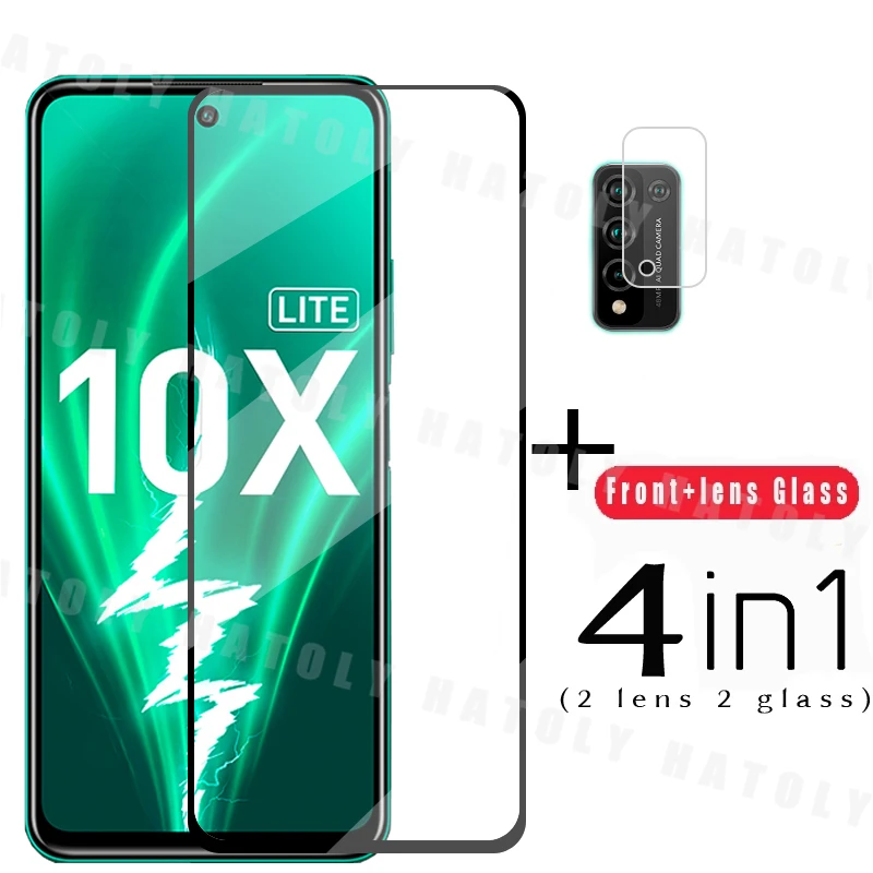 Защита экрана для Huawei Honor 10X Lite стекло закаленное 2.5D Защитная пленка телефона