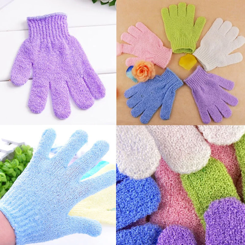 

hot sale 1pc Shower Exfoliating Body Scrub Glove Dead Skin Removal Massage Spa Bath Mitt Scrubs Beauty & Health Useful