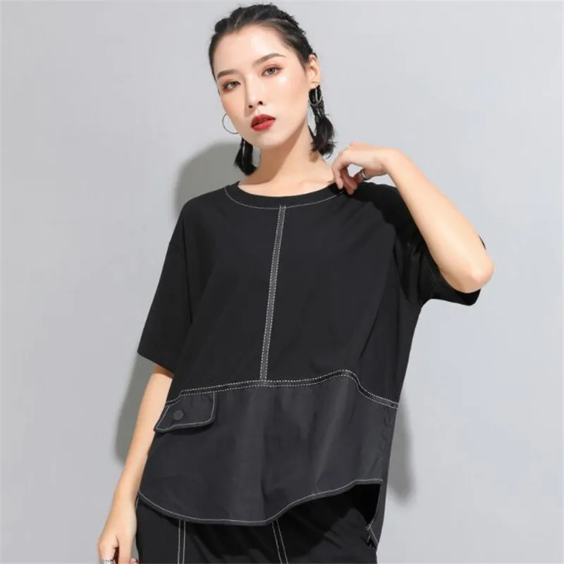 Женская футболка с коротким рукавом летучая мышь модель 2020 года | Футболки