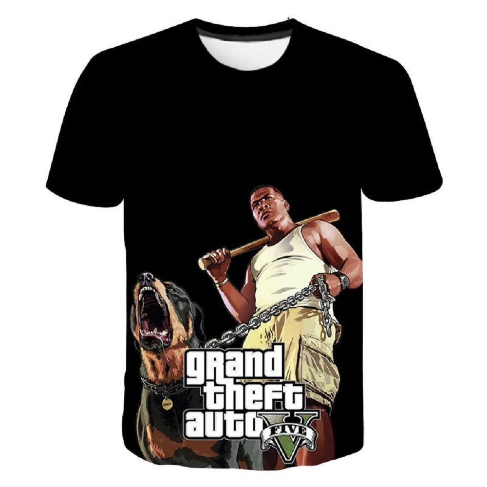 

Men's Game 3D Printing T-shirts Street Hip Hop Men's/Women's T-shirts Short Sleeve High Quality Fun Short Sleeve Cosplay T-shirt