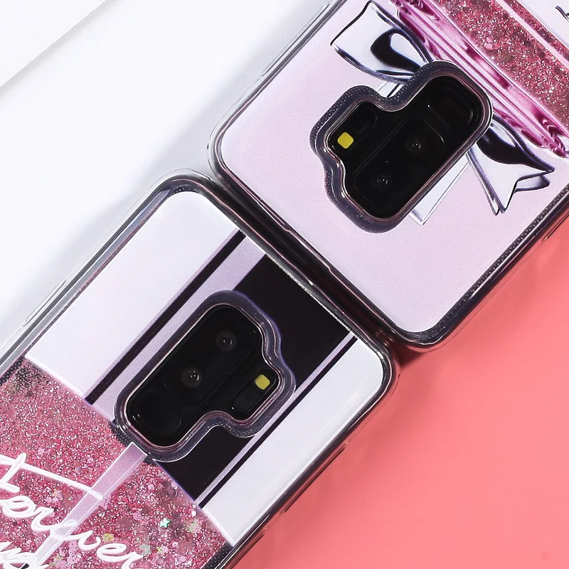Liquid Glitter Case For Samsung Galaxy A50 A70 A5 A7 A8 2018 Dynamic J3 J5 J7 Pro A3 2016 2017 TPU Cover | Мобильные телефоны и
