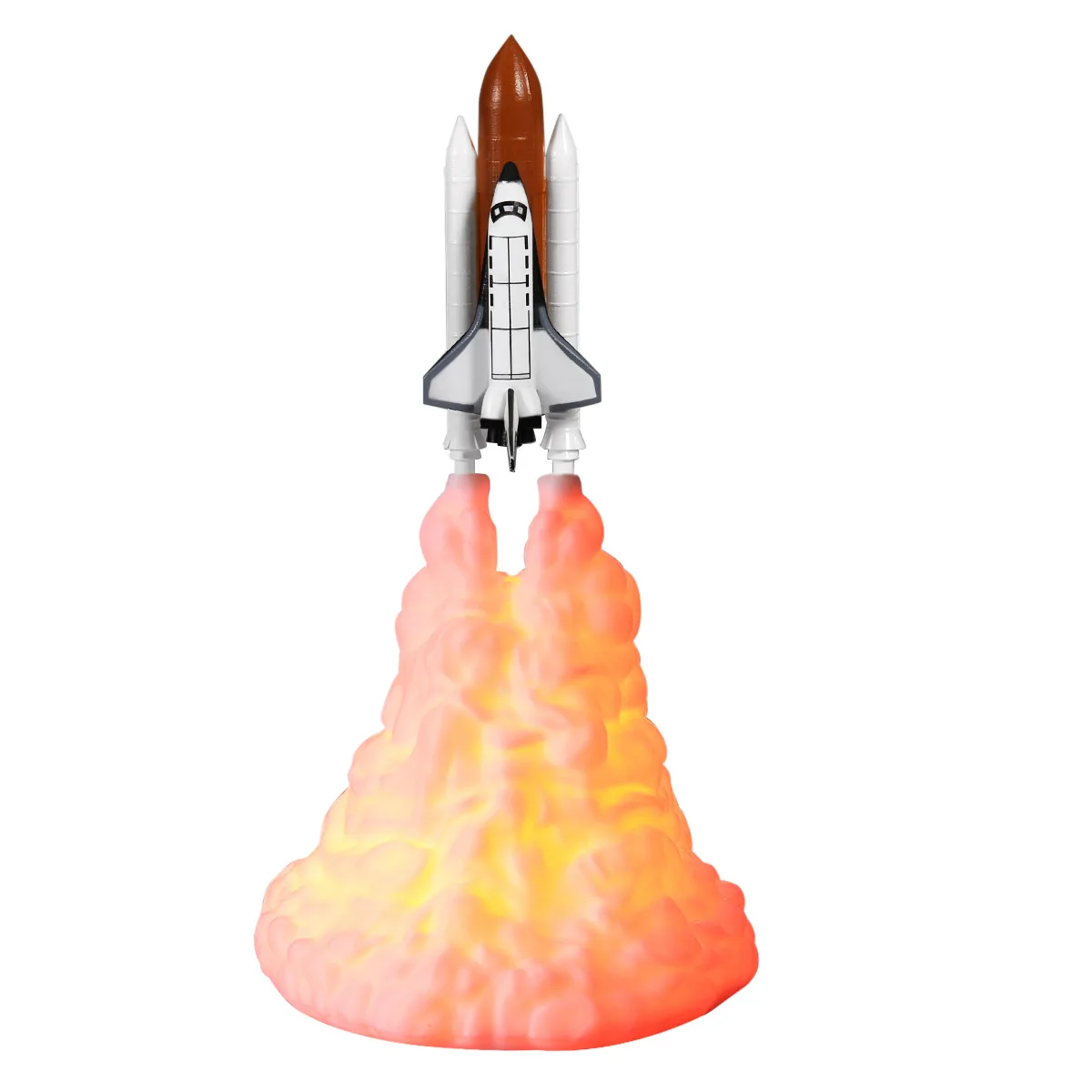 Finether 3D принт ночник Космический Шаттл лампа детский USB Перезаряжаемый