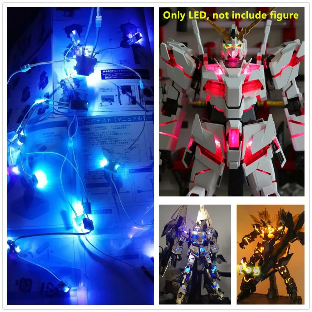Светодиодный блок с дистанционным управлением DB BGM для Bandai PG 1/60 RX-0 UNICORN BANSHEE PHENEX