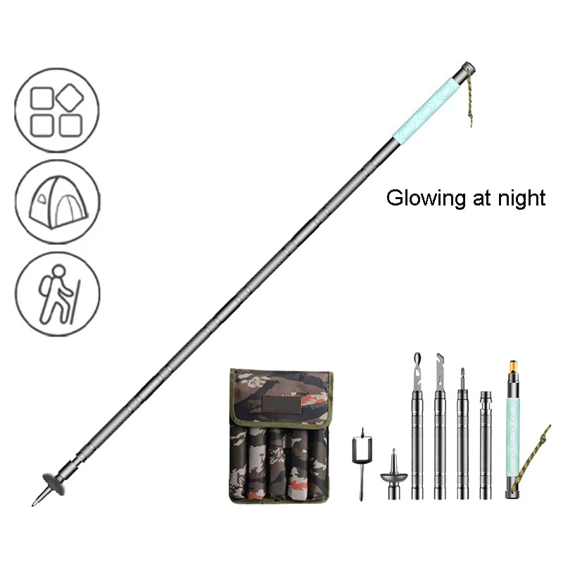 Флуоресцентные треккинговые палки походные регулируемые горные принадлежности