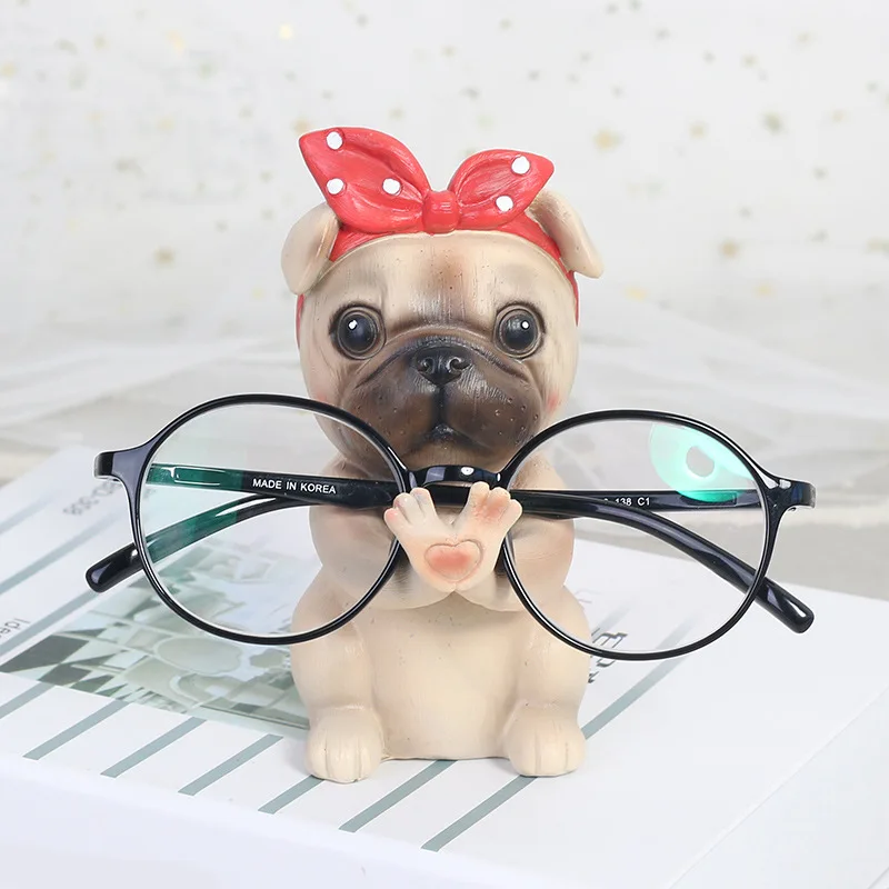 

[MGT] Cute Animal Glasses Frame Tree Fat Decoration Crafts Multifunctional Glasses Office Desktop Decoration Eye Bracket