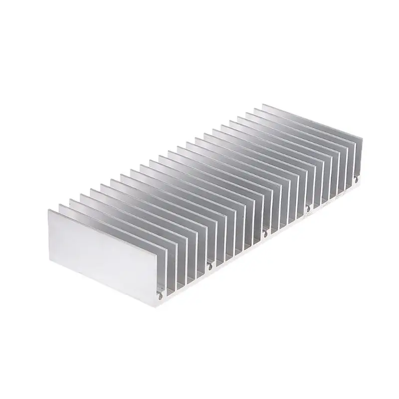

DIY Electronic Cooling StripThermal Block Extruded Aluminum Heatsink For High Power LED IC Chip Cooler Radiator Heat Sink